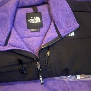 The North Face Purple and Black Bomber Jacket